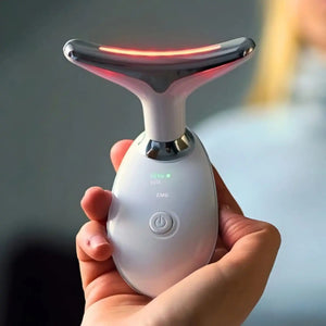 MASAJEADOR FACIAL LED CON LUZ PULSADA