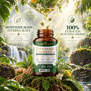 DRENAJE LINFÁTICO LINFOVIT REDUCE HINCHAZON 60 CAPSULAS